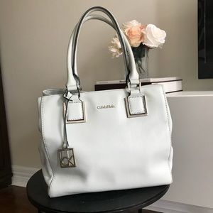 Calvin Klein Leather Tote